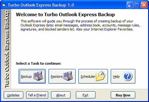 Fully backup your Outlook Express emails