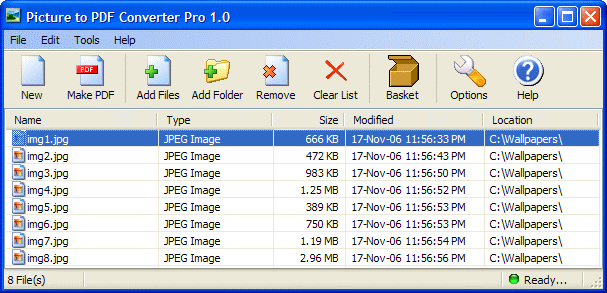 Screenshot for Picture to PDF Converter Pro 1.0