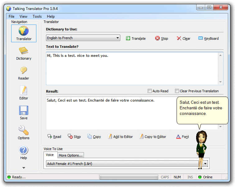 Windows 7 Talking Translator Pro 1.9.4 full